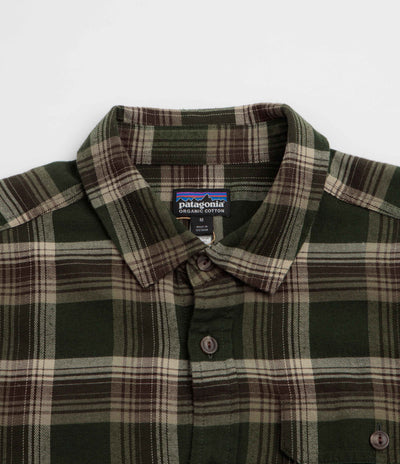 Patagonia Fjord Flannel Shirt - Cozy Cabin: Treeline Green