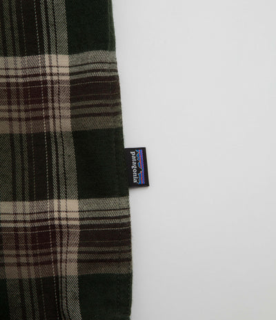 Patagonia Fjord Flannel Shirt - Cozy Cabin: Treeline Green