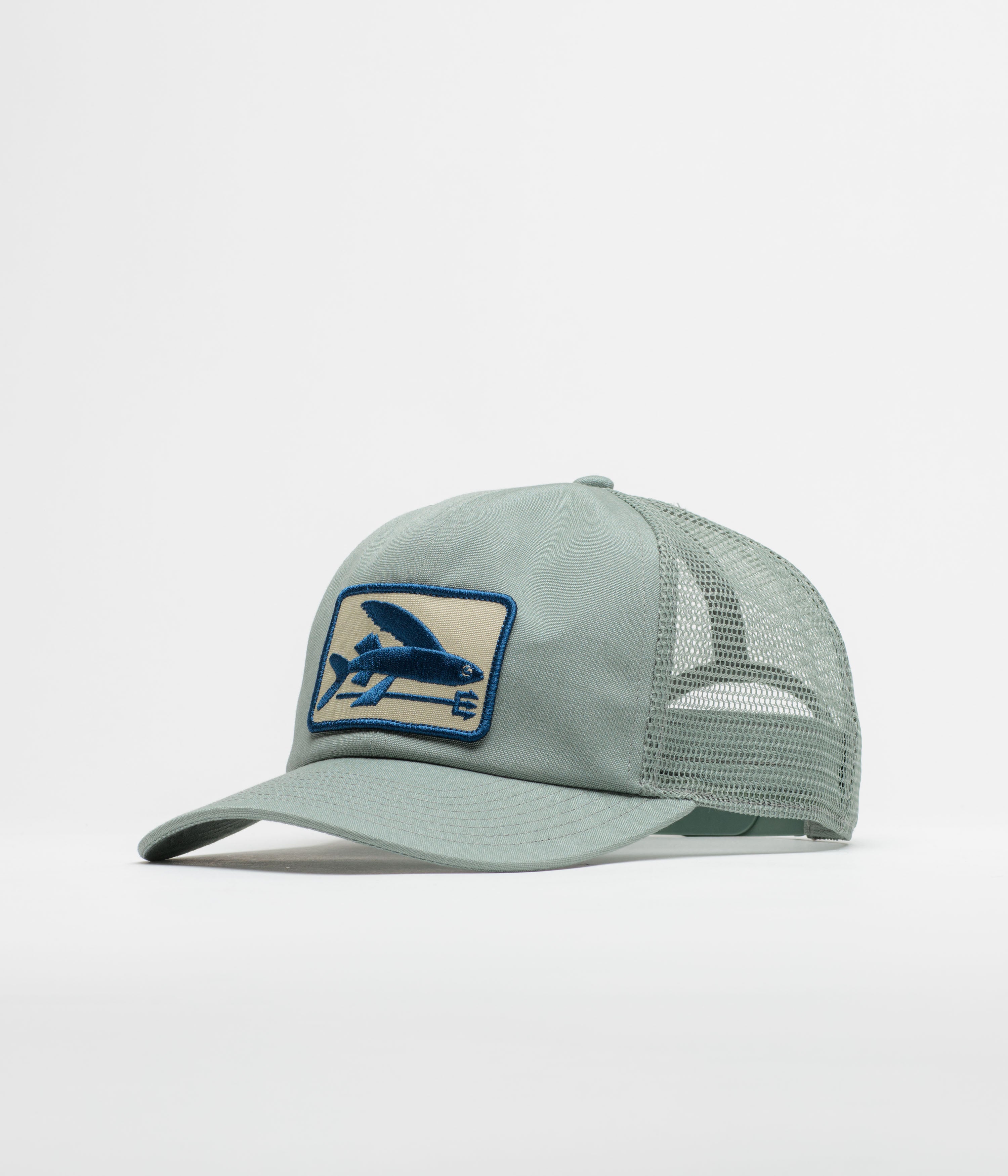 Patagonia Flying Fish Relaxed Trucker Cap - Cover Green