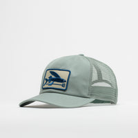 Patagonia Flying Fish Relaxed Trucker Cap - Cover Green thumbnail
