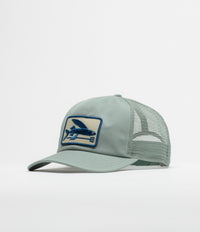 Patagonia Flying Fish Relaxed Trucker Cap in Cover Green