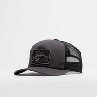Patagonia Flying Fish Relaxed Trucker Cap - Ink Black thumbnail