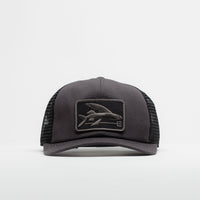 Patagonia Flying Fish Relaxed Trucker Cap - Ink Black thumbnail