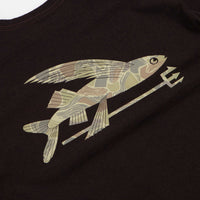 Patagonia Flying Fish Responsibili-Tee T-Shirt - Den Brown: Coastal Edge thumbnail