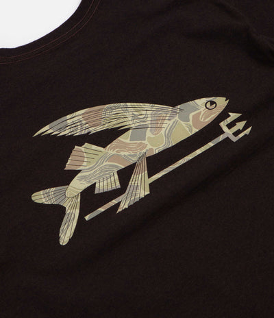 Patagonia Flying Fish Responsibili-Tee T-Shirt - Den Brown: Coastal Edge