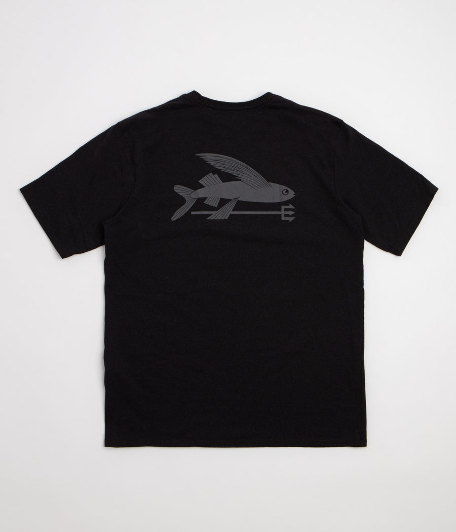 Patagonia Flying Fish Responsibili-Tee T-Shirt - Ink Black