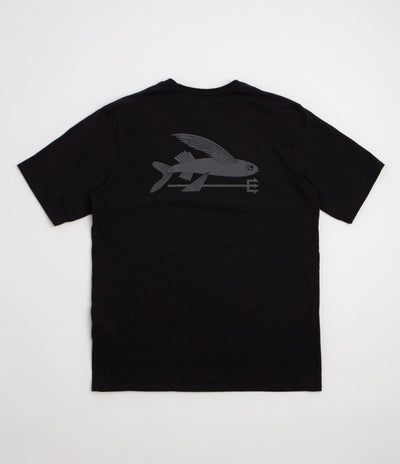 Patagonia Flying Fish Responsibili-Tee T-Shirt - Ink Black