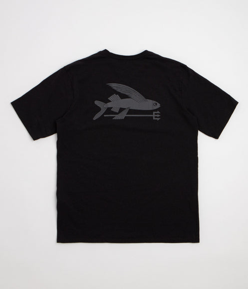 Patagonia Flying Fish Responsibili-Tee T-Shirt - Ink Black
