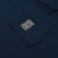 Patagonia Flying Fish Tides Organic Pocket T-Shirt in New Navy thumbnail