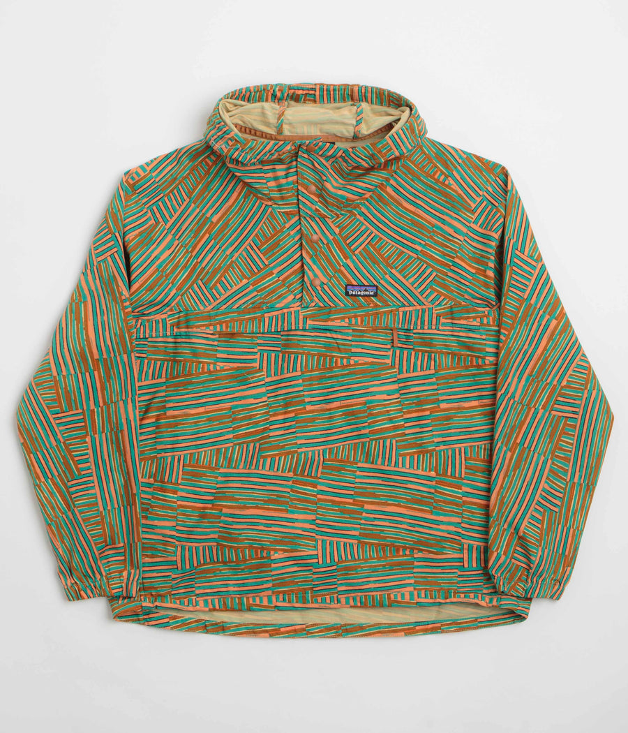 Patagonia Funhoggers Anorak in Quilty Fitz: Heartleaf Green