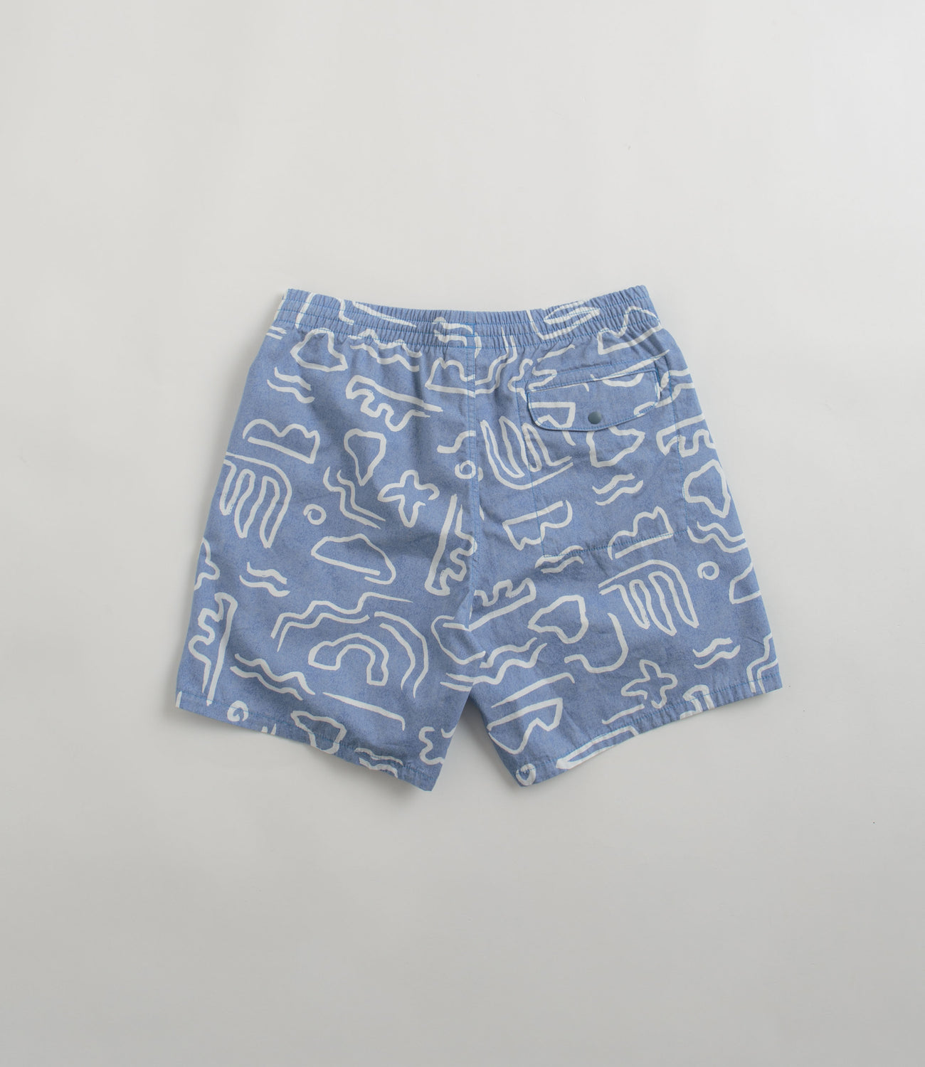 Patagonia Funhoggers Shorts Channel Islands Vessel Blue Flatspot
