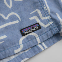 Patagonia Funhoggers Shorts in Channel Islands: Vessel Blue thumbnail