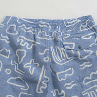 Patagonia Funhoggers Shorts in Channel Islands: Vessel Blue thumbnail