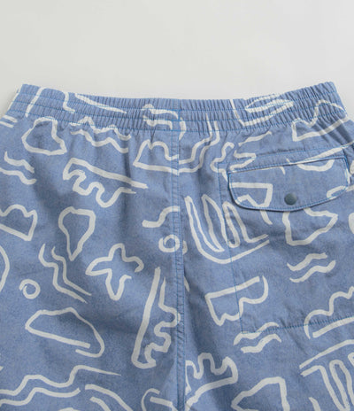Patagonia Funhoggers Shorts in Channel Islands: Vessel Blue