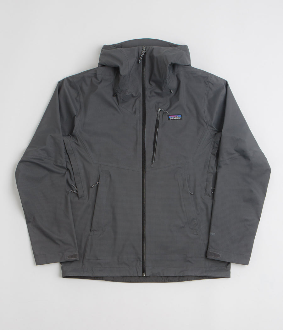 Patagonia Granite Crest Rain Jacket in Forge Grey and Black