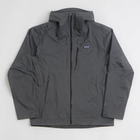 Patagonia Granite Crest Rain Jacket in Forge Grey and Black thumbnail