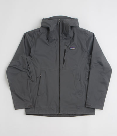 Patagonia Granite Crest Rain Jacket in Forge Grey and Black