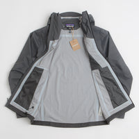 Patagonia Granite Crest Rain Jacket in Forge Grey and Black thumbnail