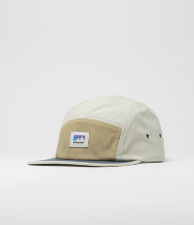 Patagonia Graphic Maclure Cap in Shop Sticker: Classic Tan
