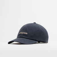 Patagonia Graphic Trad Cap - Text Logo: Smolder Blue thumbnail
