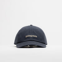 Patagonia Graphic Trad Cap - Text Logo: Smolder Blue thumbnail