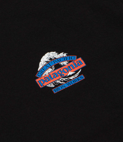 Patagonia Great Waves Responsibili-Tee T-Shirt - Black