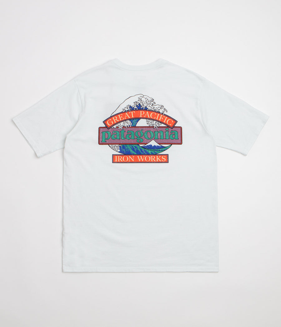 Patagonia Great Waves Responsibili-Tee T-Shirt - Fiber White