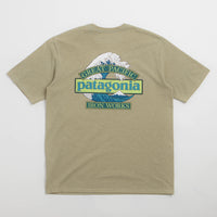 Patagonia Great Waves Responsibili-Tee T-Shirt in Gumtree Green thumbnail