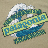Patagonia Great Waves Responsibili-Tee T-Shirt in Gumtree Green thumbnail