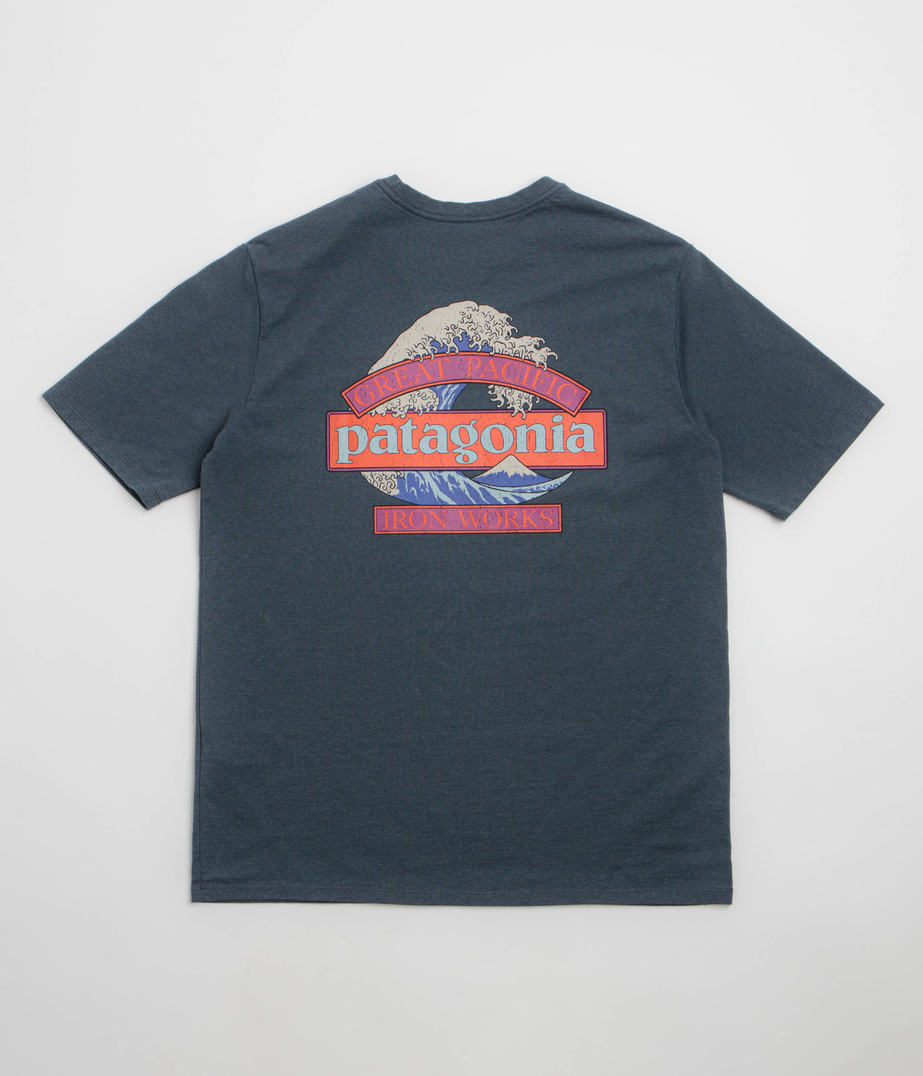 Patagonia Great Waves Responsibili-Tee T-Shirt - Summit Blue