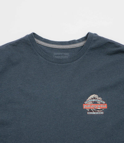 Patagonia Great Waves Responsibili-Tee T-Shirt - Summit Blue
