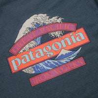 Patagonia Great Waves Responsibili-Tee T-Shirt - Summit Blue thumbnail