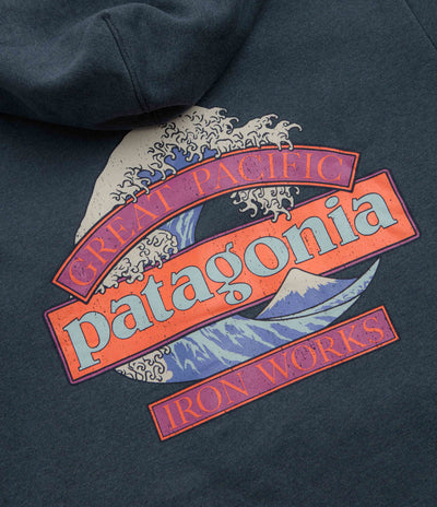 Patagonia Great Waves Uprisal Hoodie - Summit Blue