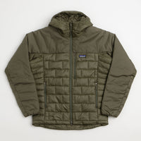 Patagonia Hi-Loft Nano Puff Hoody Jacket - Basin Green thumbnail