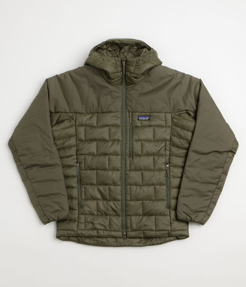 Patagonia Hi-Loft Nano Puff Hoody Jacket - Basin Green