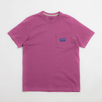 Patagonia Hut Tripper Label Pocket T-Shirt - Amaranth Pink thumbnail