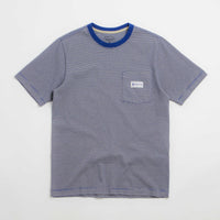 Patagonia Hut Tripper Label Pocket T-Shirt - Hut Tripper Micro: Cobalt Blue thumbnail
