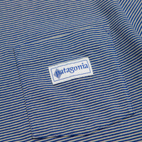 Patagonia Hut Tripper Label Pocket T-Shirt - Hut Tripper Micro: Cobalt Blue thumbnail