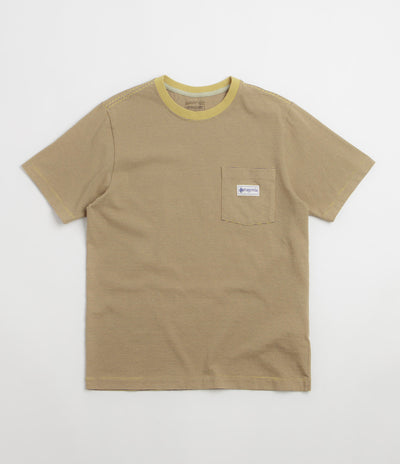 Patagonia Hut Tripper Label Pocket T-Shirt - Hut Tripper Micro: Lynx Tan