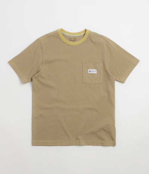 Patagonia Hut Tripper Label Pocket T-Shirt - Hut Tripper Micro: Lynx Tan