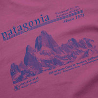 Patagonia Hut Tripper Skyline Long Sleeve T-Shirt - Amaranth Pink thumbnail