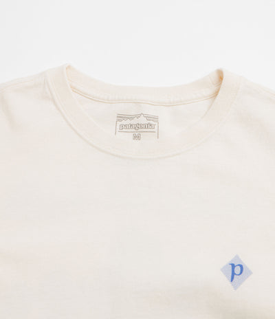 Patagonia Hut Tripper Skyline Long Sleeve T-Shirt - Undyed Natural