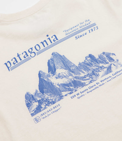 Patagonia Hut Tripper Skyline Long Sleeve T-Shirt - Undyed Natural