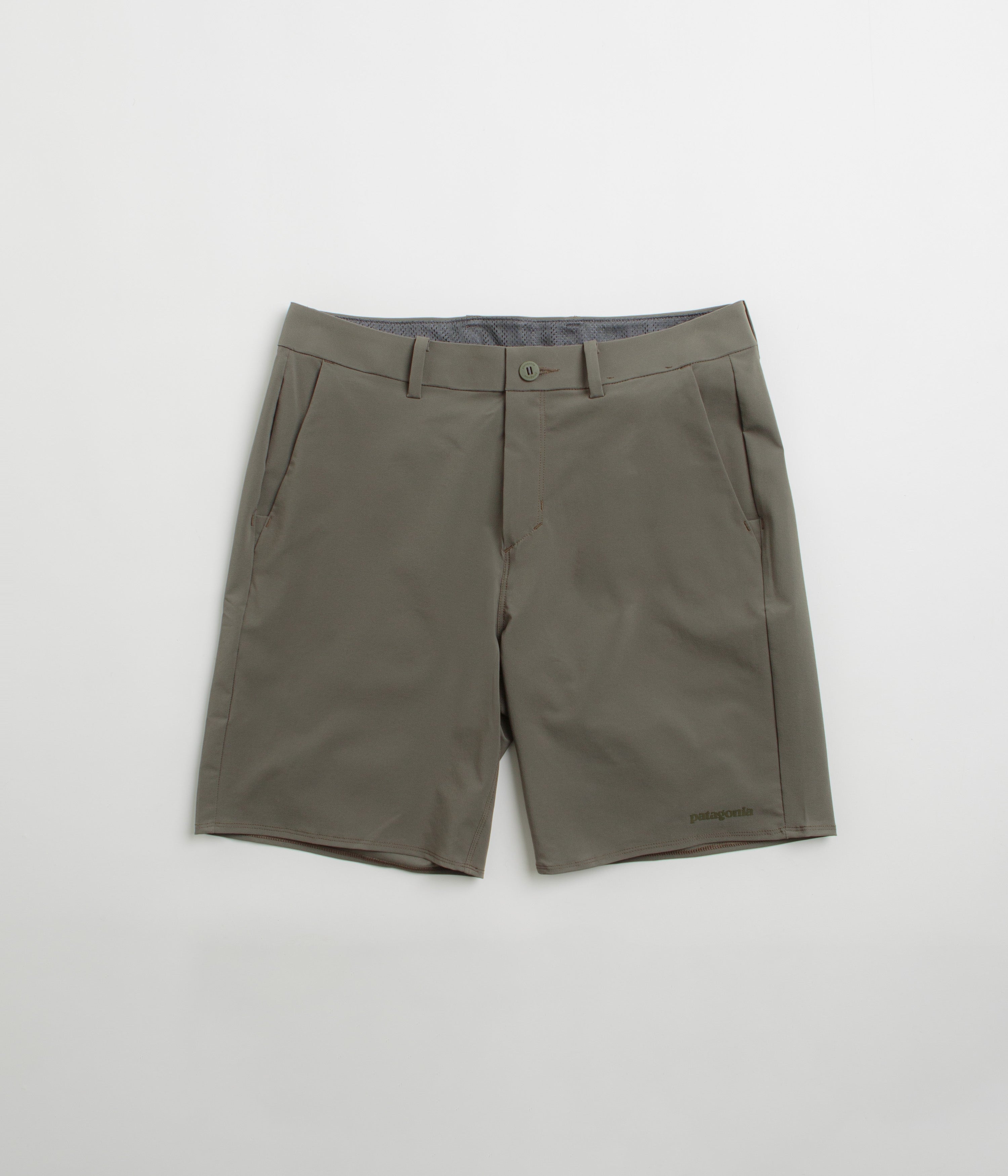 Patagonia Hydropeak Hybrid Walk 18" Shorts in Basin Green