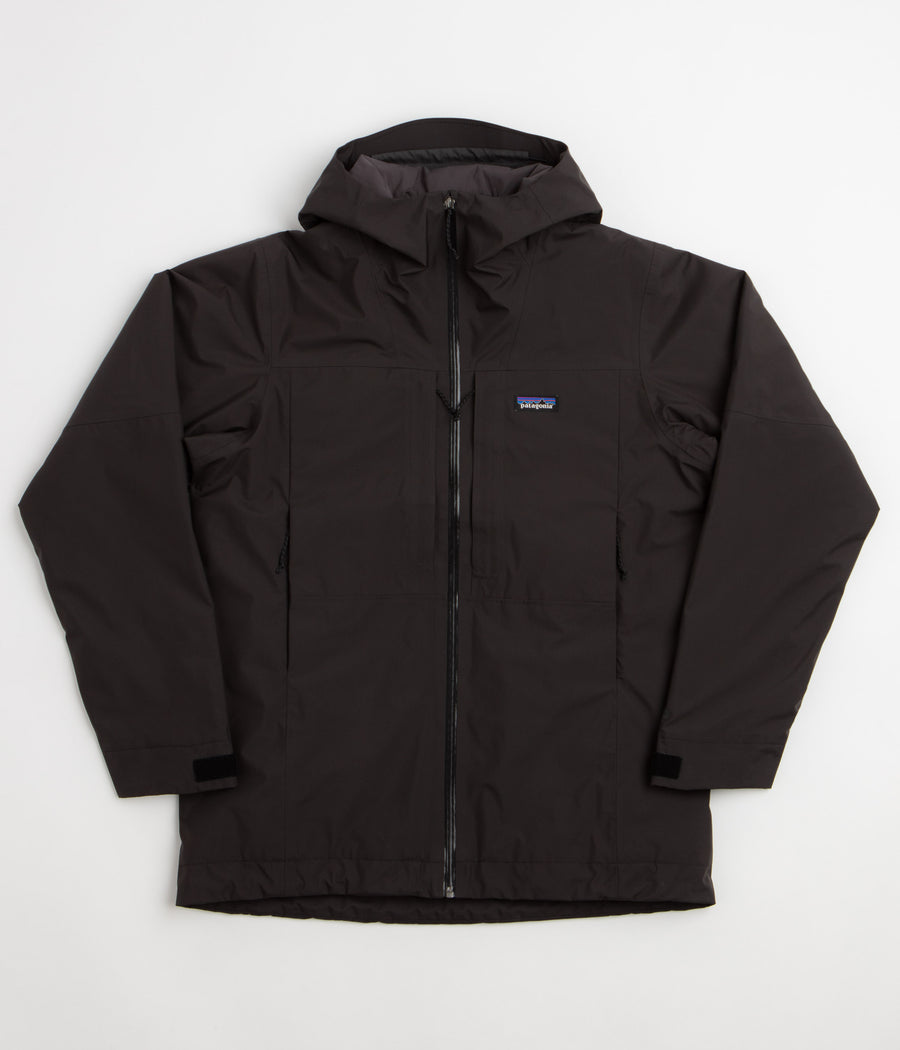 Patagonia Insulated Boulder Fork Rain Jacket in Black