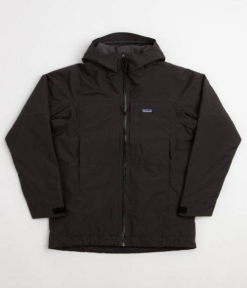 Patagonia Insulated Boulder Fork Rain Jacket - Black