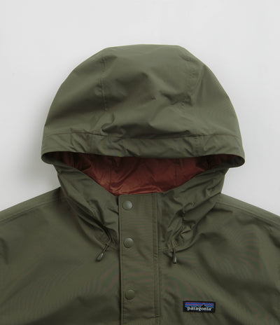 Patagonia torrentshell jacket sprouted green shop