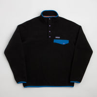 Patagonia Lightweight Synchilla Snap-T Fleece - Black / P6 Blue thumbnail