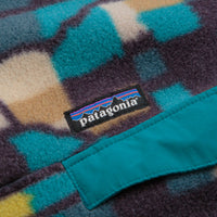Patagonia Lightweight Synchilla Snap-T Fleece - Fitz Roy Patchwork: Belay Blue thumbnail