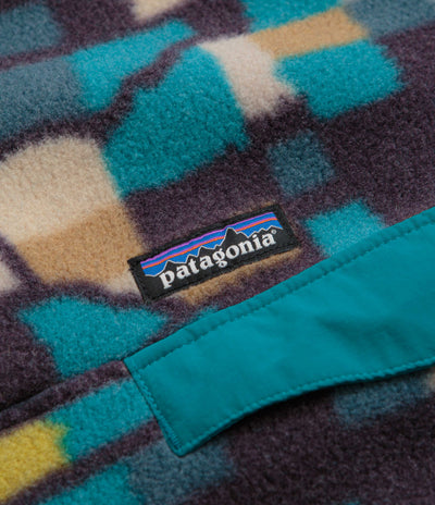 Patagonia Lightweight Synchilla Snap-T Fleece - Fitz Roy Patchwork: Belay Blue